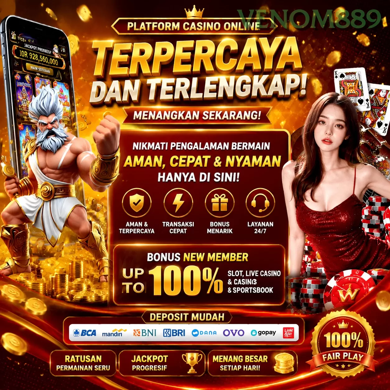 Ikon aplikasi venom889 resmi
